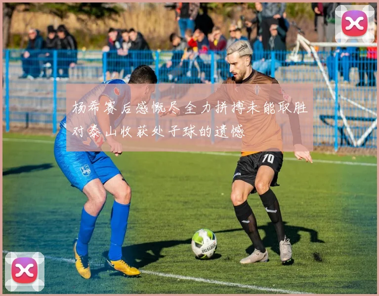 杨希赛后感慨尽全力拼搏未能取胜对泰山收获处子球的遗憾